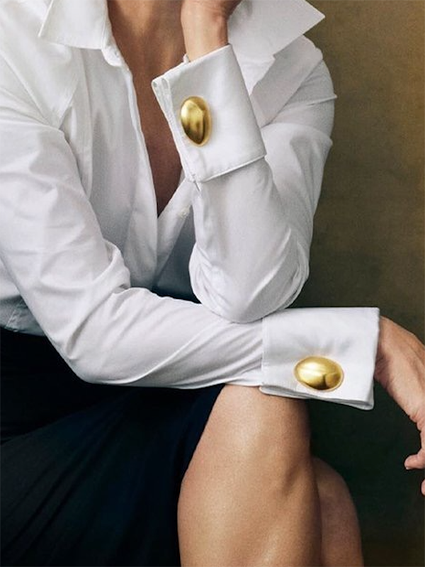 L/S Blouse Cuff: BLACK / L