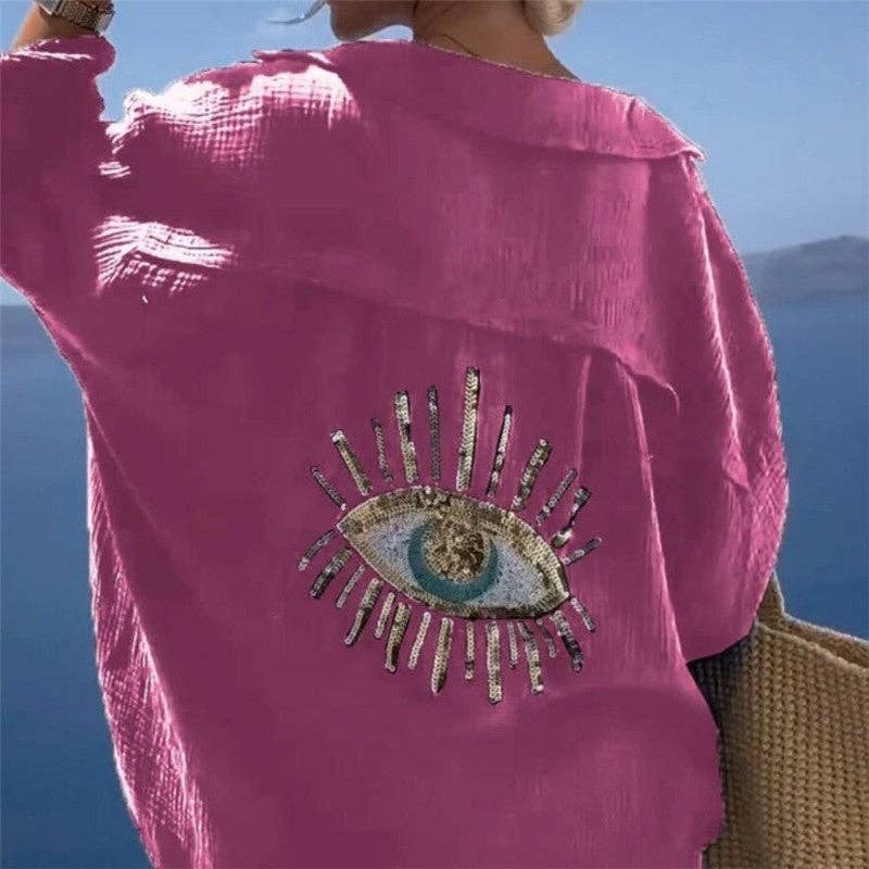 L/S Eye: PEACOCK GREEN / M