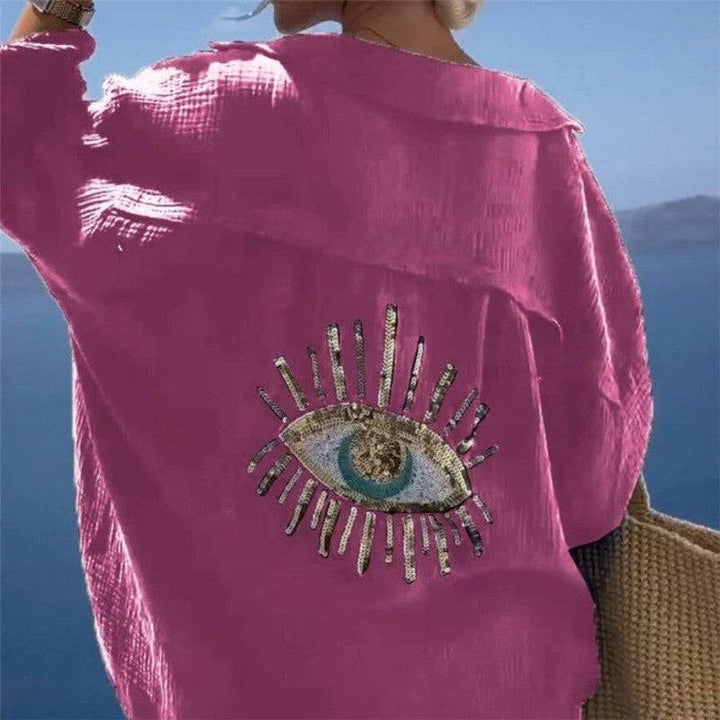 L/S Eye: PEACOCK GREEN / S