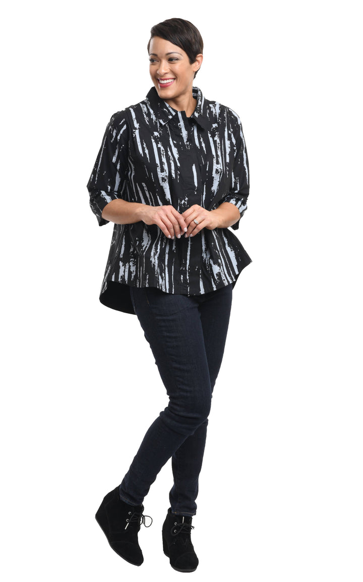 Tulip Clothing - SDC334 Alice in Black Gray Airbrush*: XS