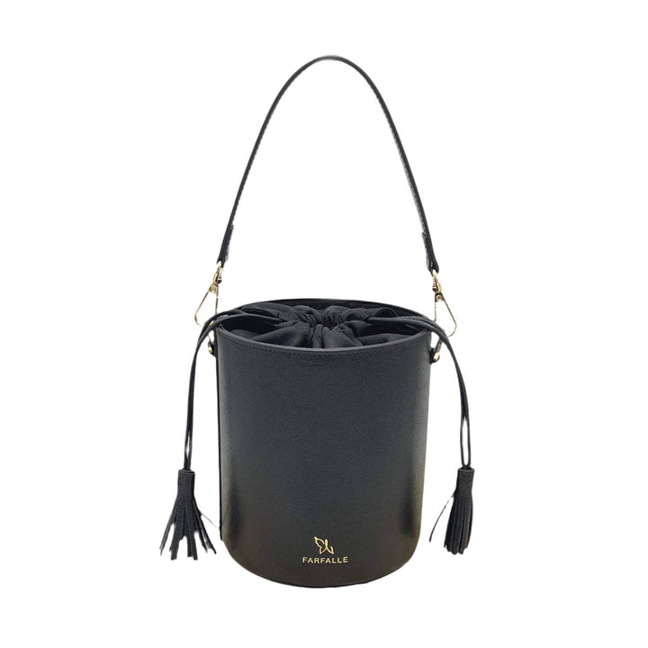 leather bucket bag, Made in Italy,112613: Taupe