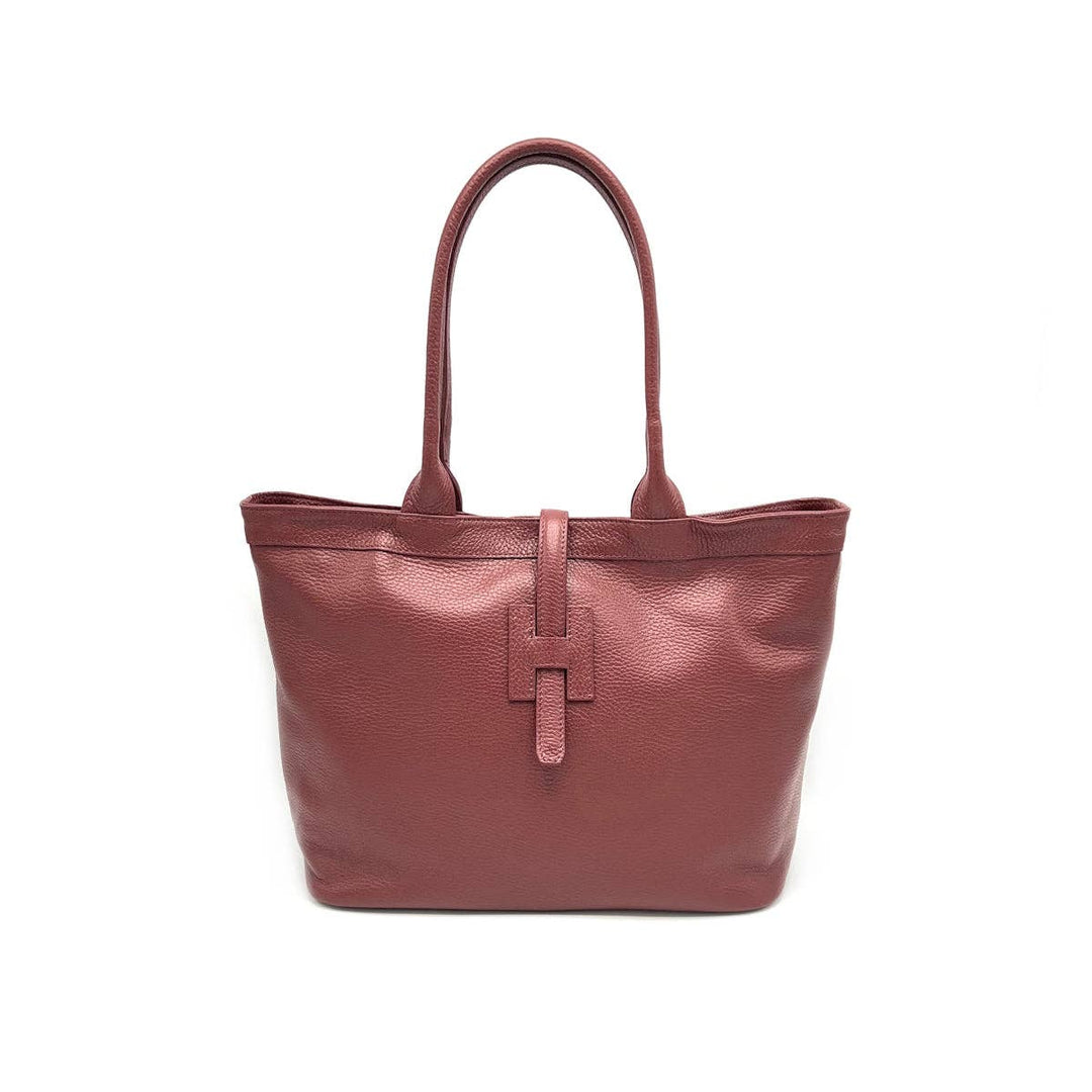 leather bag, Made in Italy, 112605: Brown