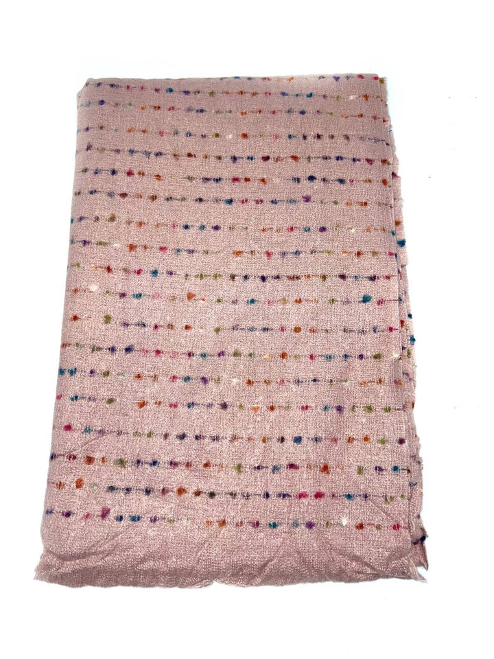 2P-1  scarf: Black