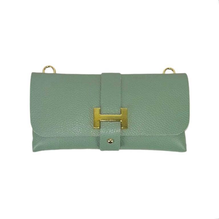 Brown Suede Italian Bag