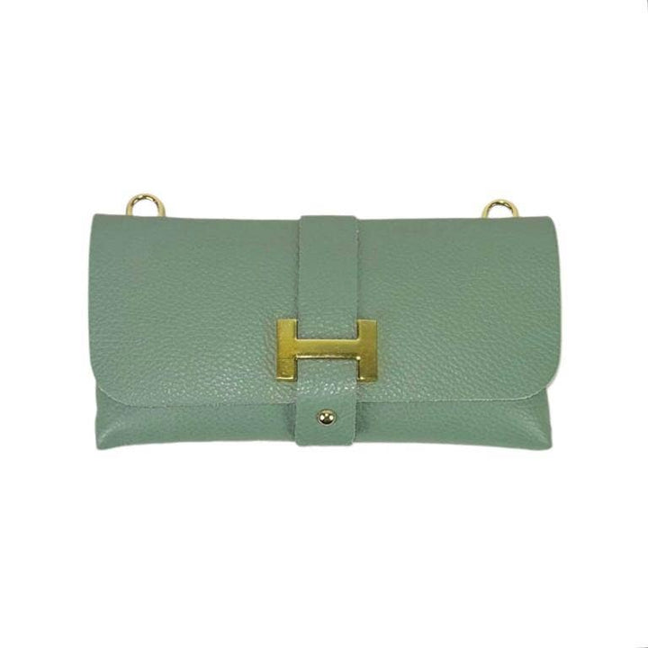 Italian Leather Bag: Suede Fuchsia