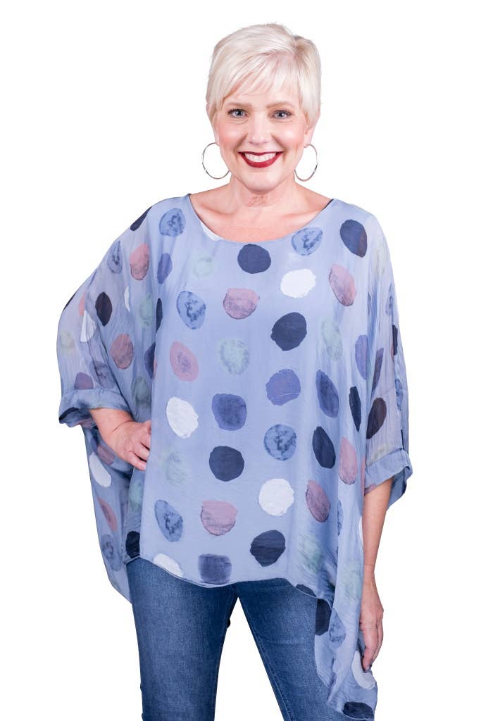 Circle Silk Kaftan (BQ201R):Olive