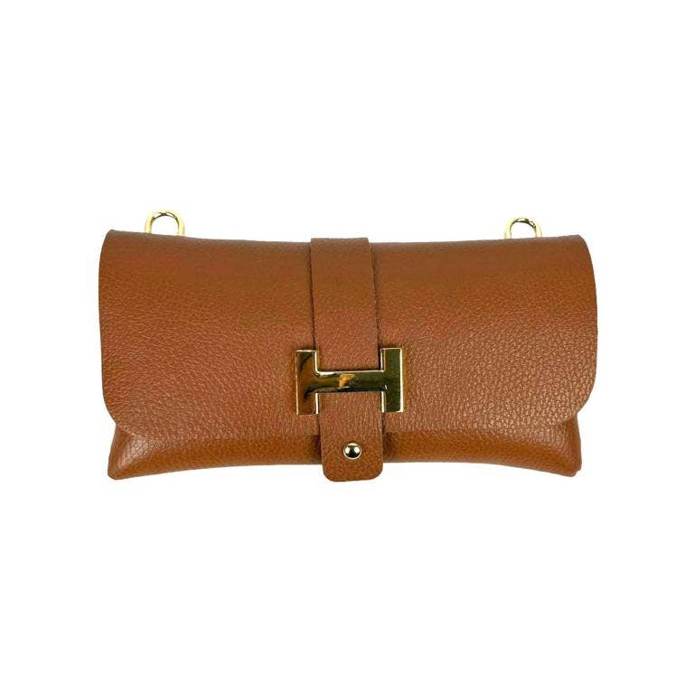 Leather Bag with Chain Handle: Network