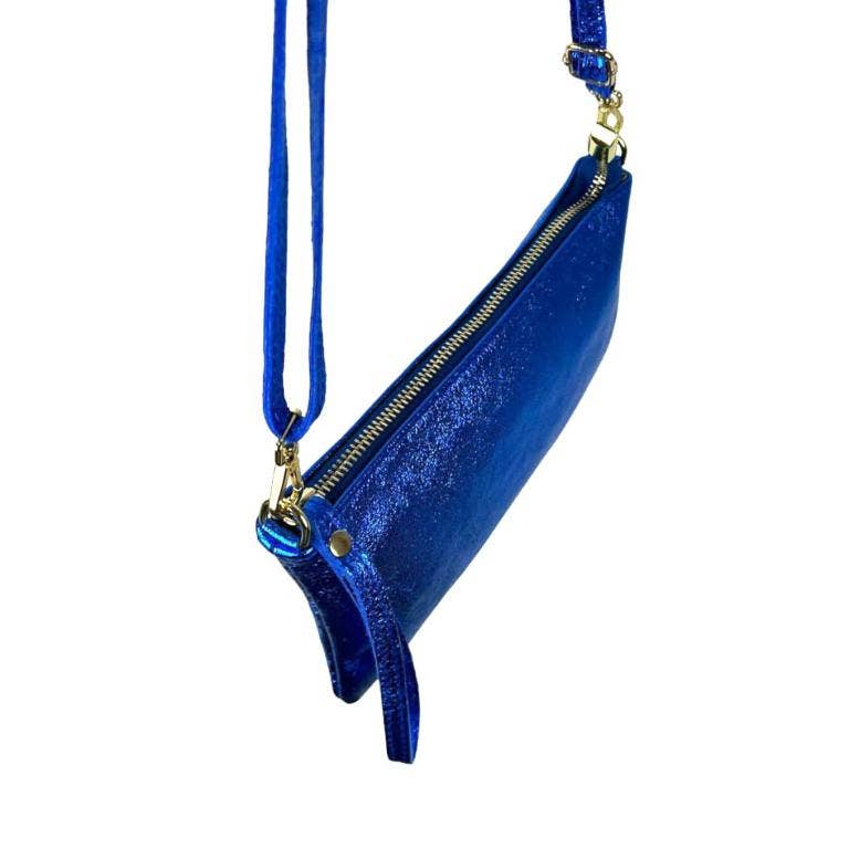 Leather Bag with Shiny: Money