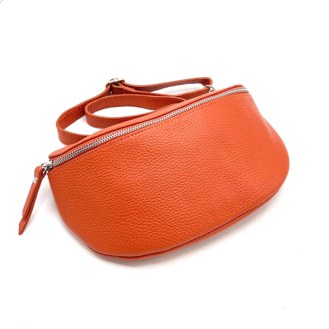 Leather Waist Bag, Made in Italy, 112466