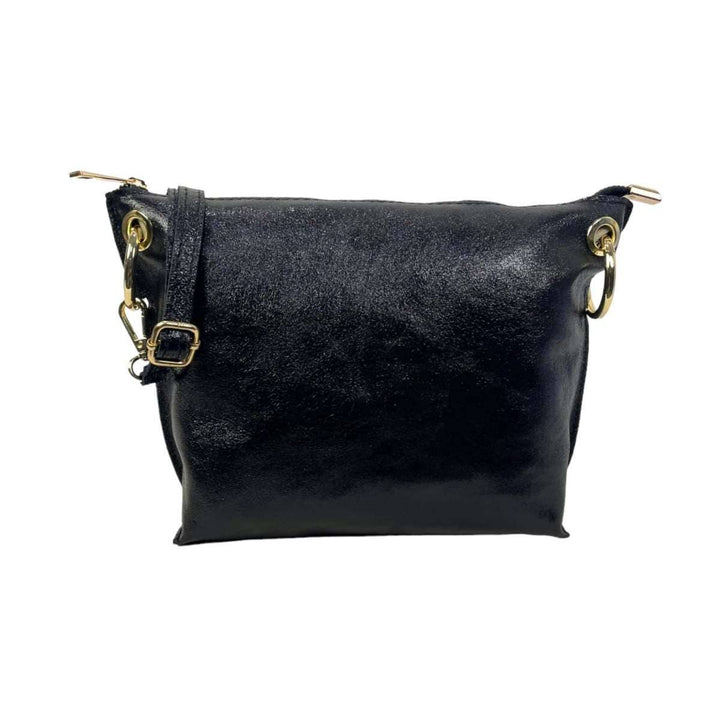 Leather Bag with: Fuchsia