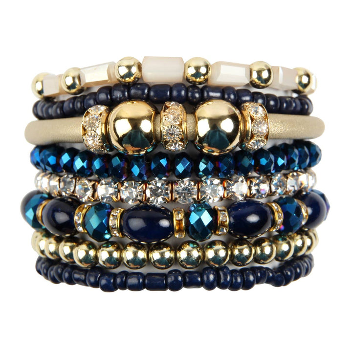 MULTI LINE BRACELET: NATURAL