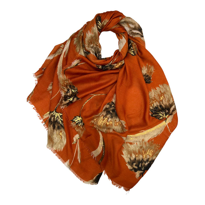 Dusty miller scarf: Black