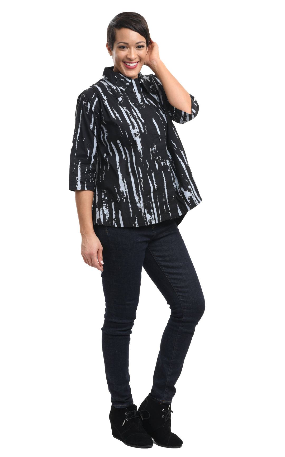 Tulip Clothing - SDC334 Alice in Black Gray Airbrush*: XS