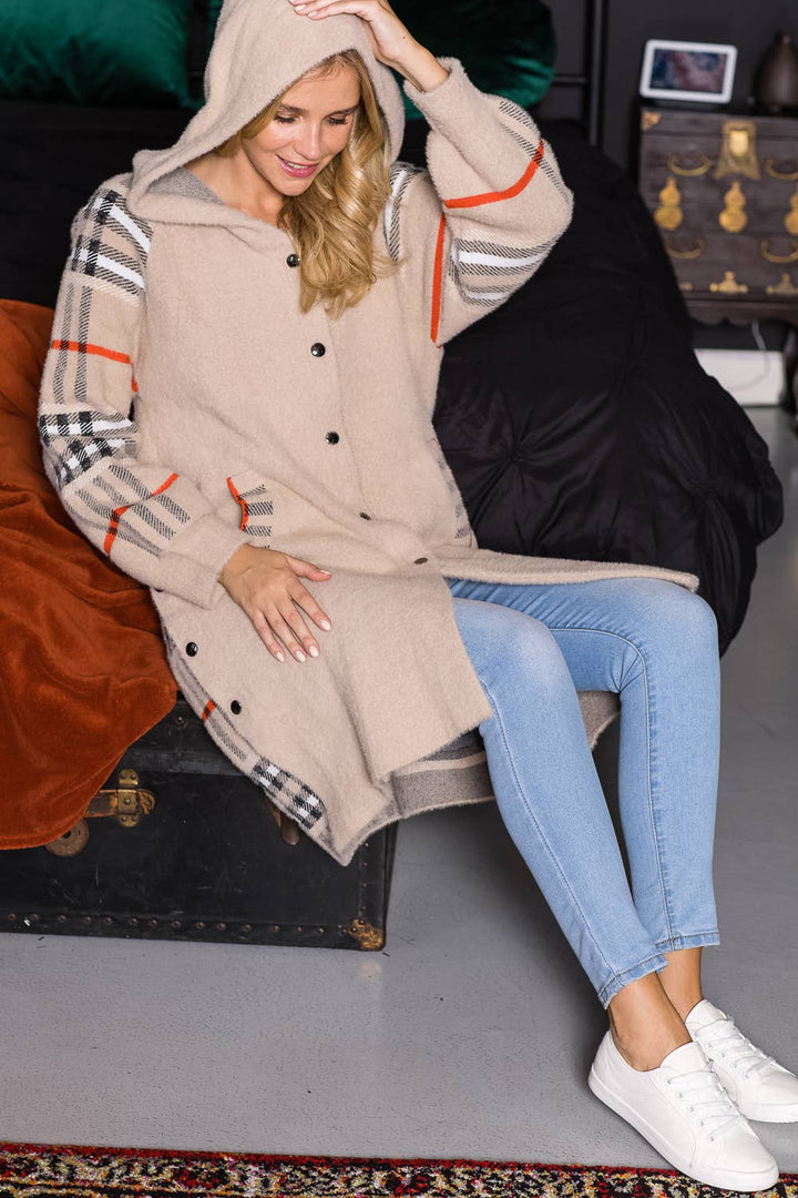 Sonnai Sweater Coat: Grey / M / 52092