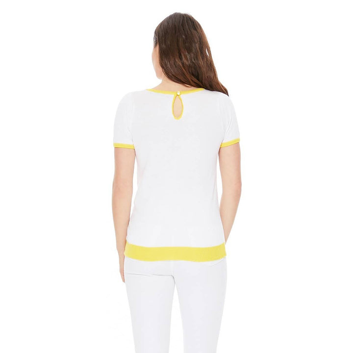 Lemon Print Sweater / M