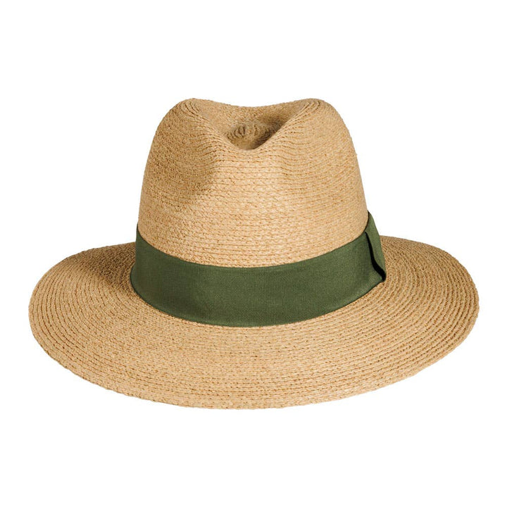 STRAW HAT BLK RIBBON
