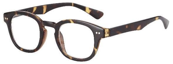 Amesbury Reading Glasses: +3.0 / Gold