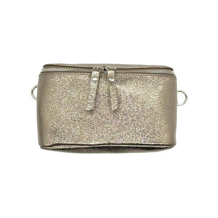 Leather Waist Bag Veranito: Gold