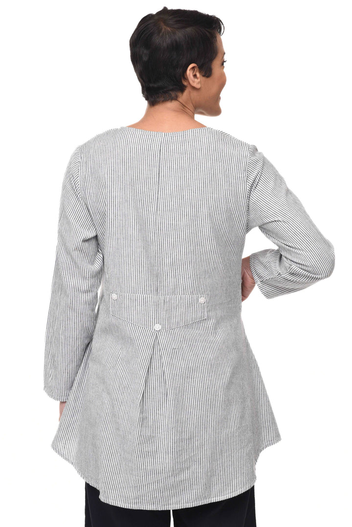 Tulip Clothing - CV679 Ivy Jacket in Ticking Stripe*: S