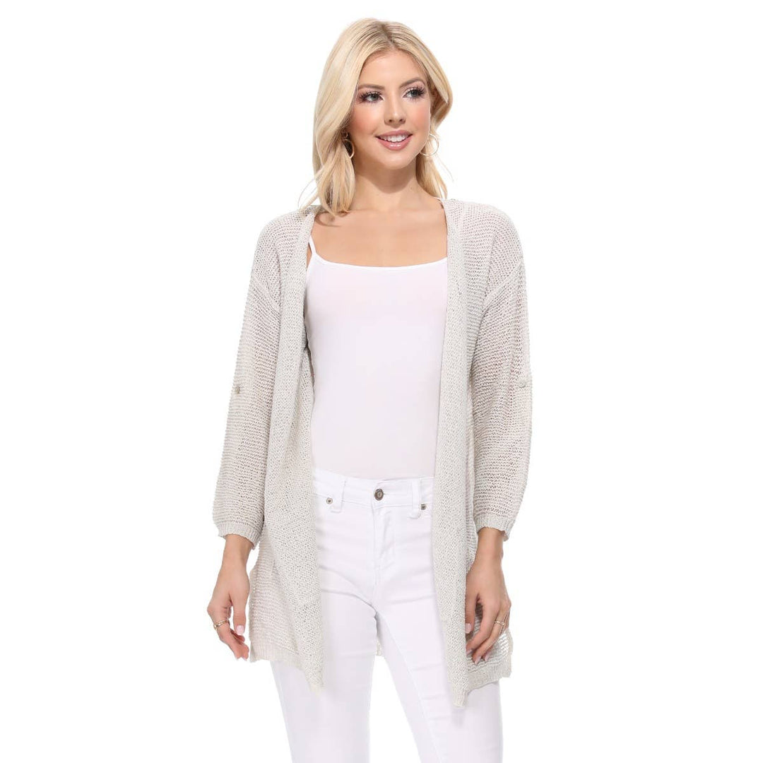 MESH CARDI BLK/L