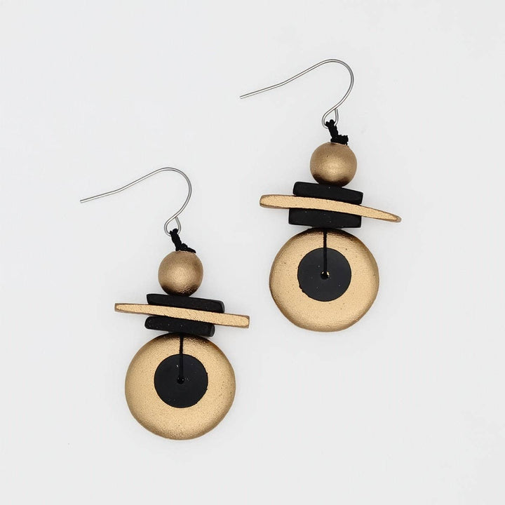 Assuta Gold Drop Earrings