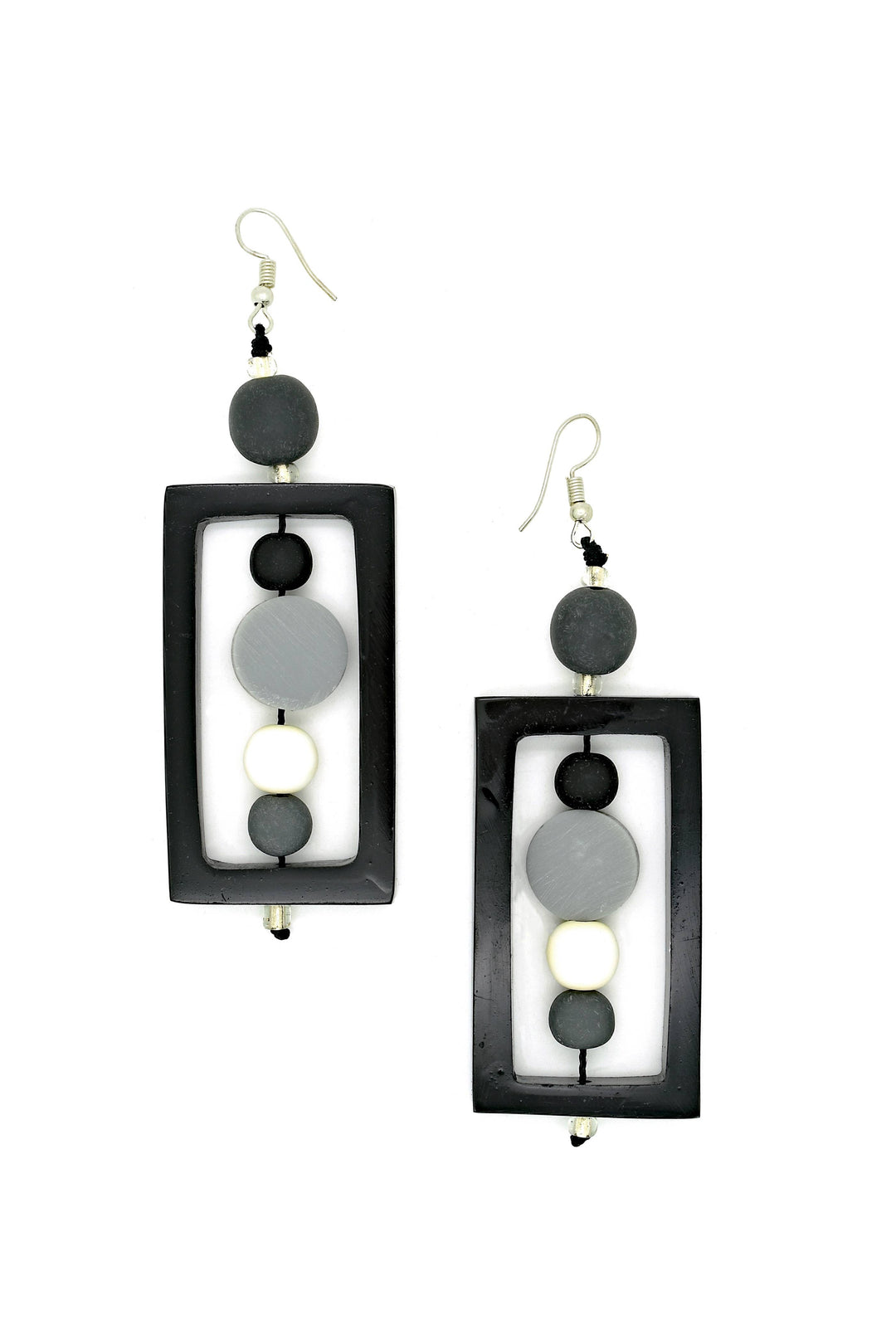 Abacus Resin Earrings: 00001