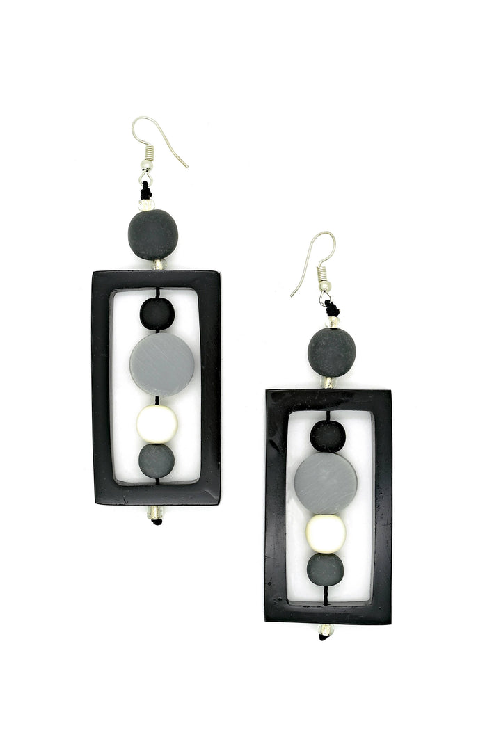 Abacus Resin Earrings: 00001