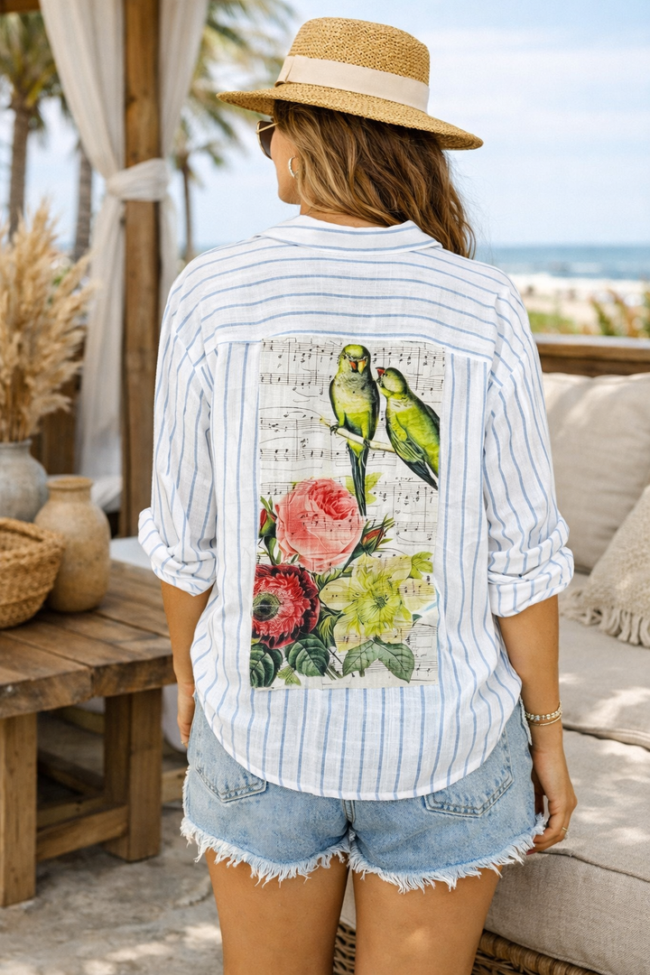 Floral Shirt: S