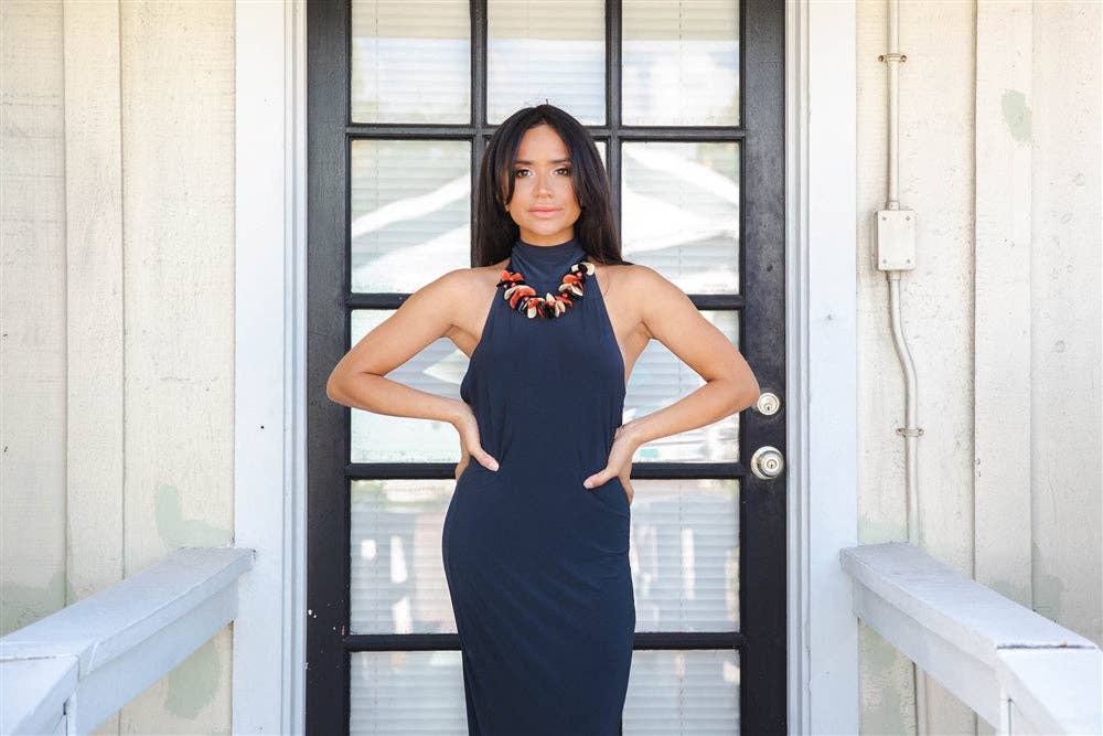 Mariposa Necklace: Olive Combo