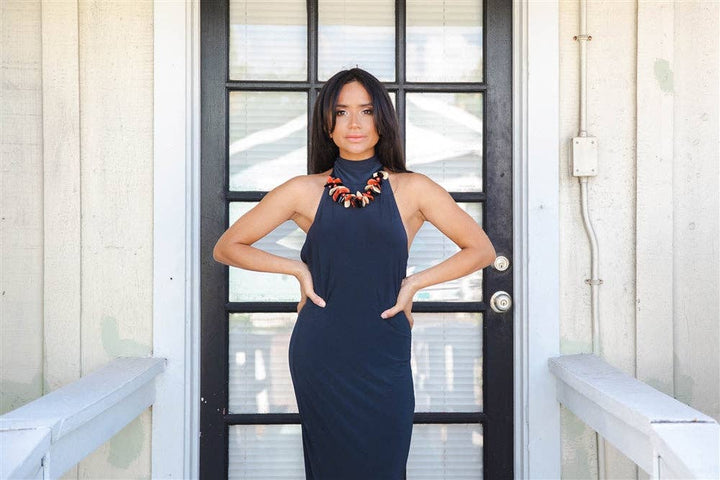 Mariposa Necklace: Olive Combo