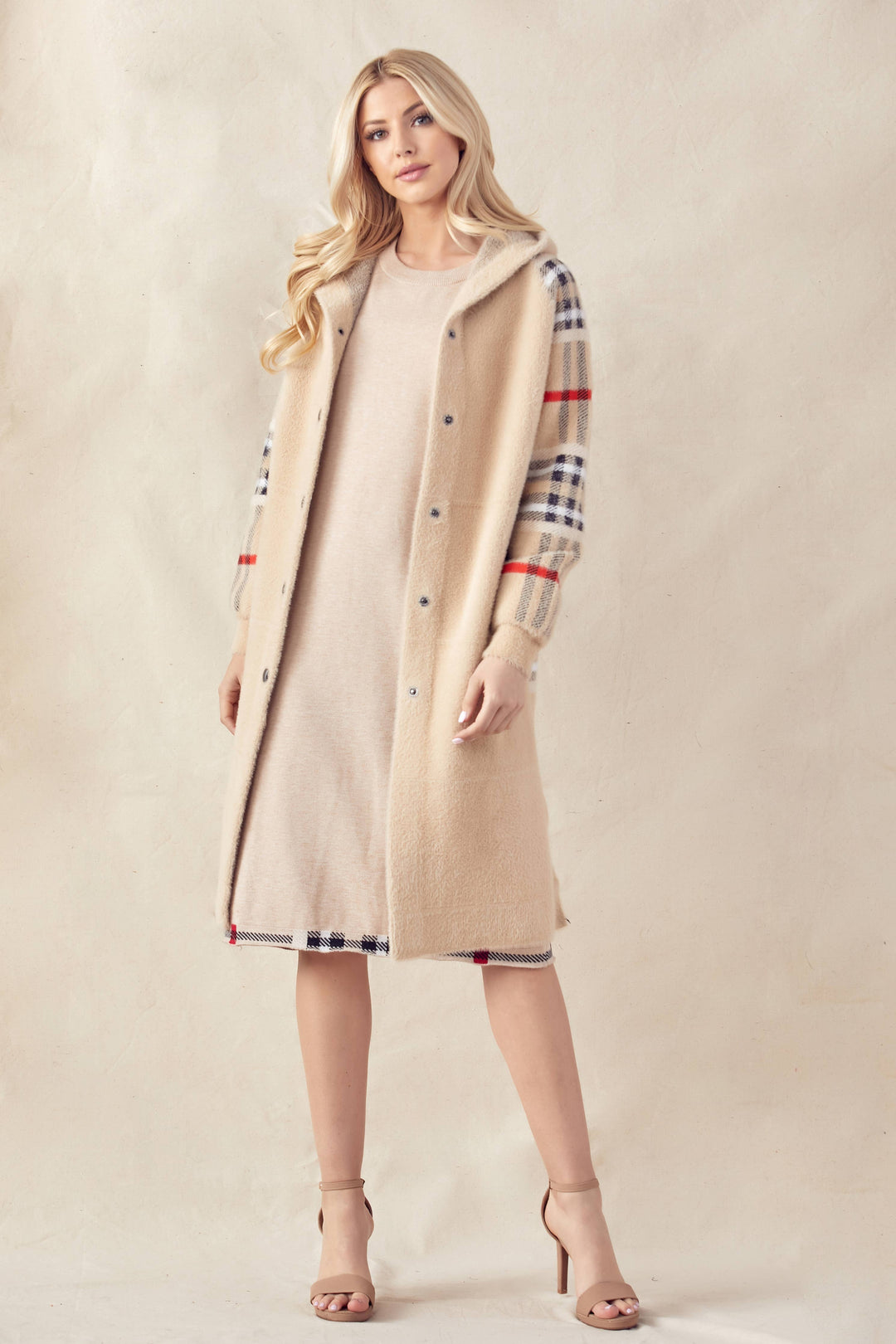 Sonnai Sweater Coat: Grey / XL / 52092
