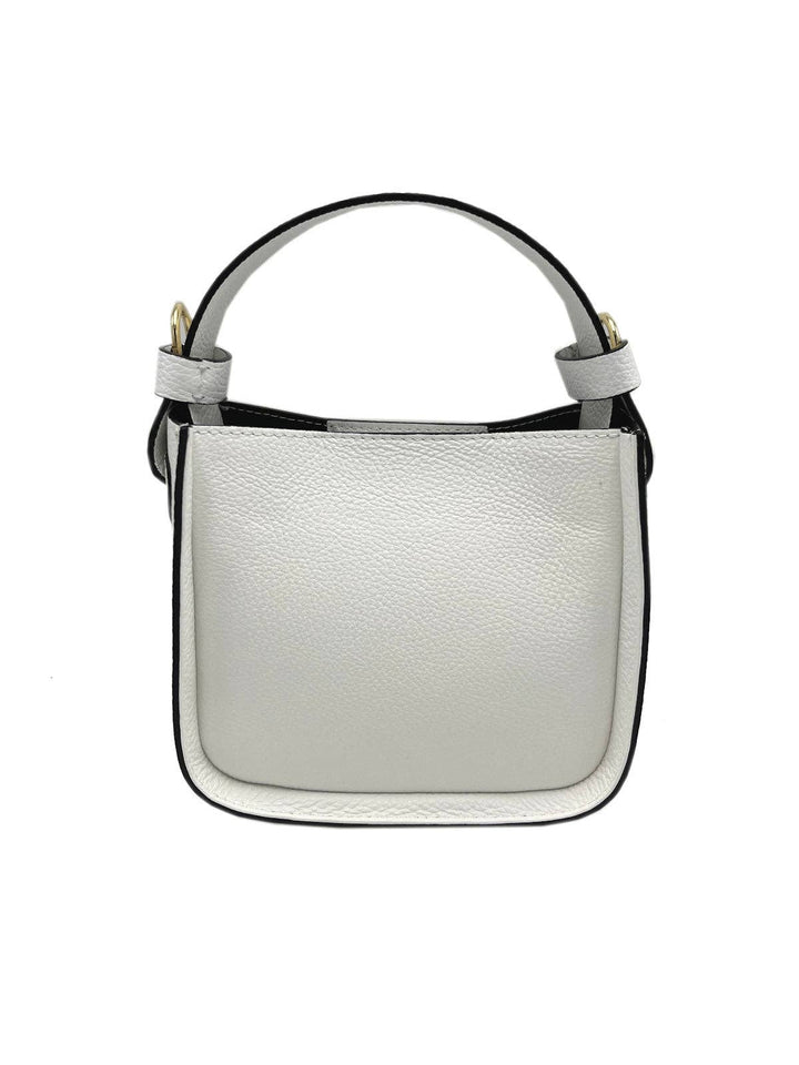 leather bag, Made in Italy, 112303: Blk