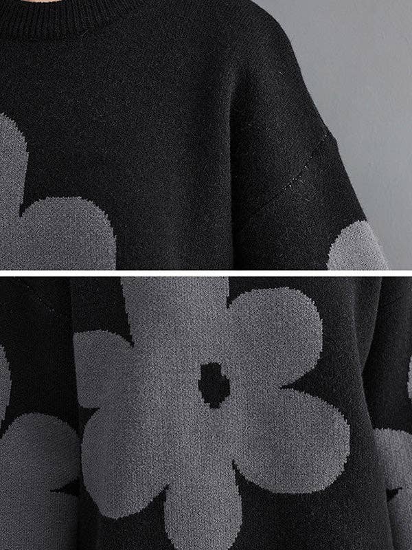 l Long Sleeves Loose: GRAY / One_size