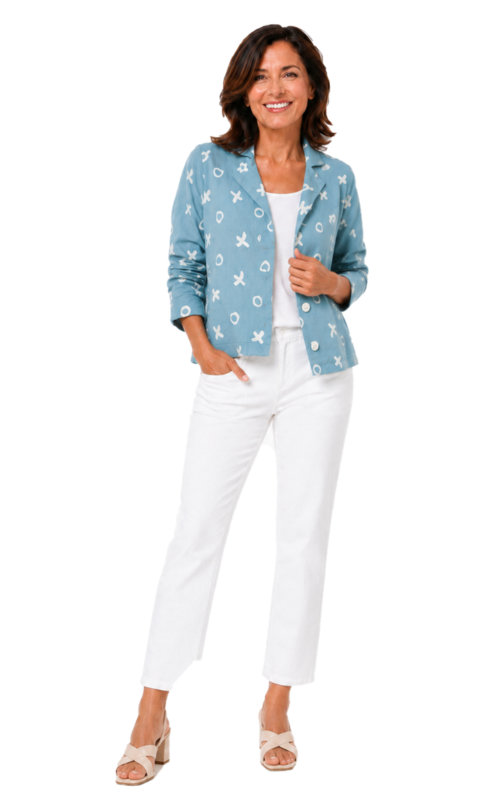 Tulip Clothing - SDM358 Pablo Jacket in Spa Blue XO*: M