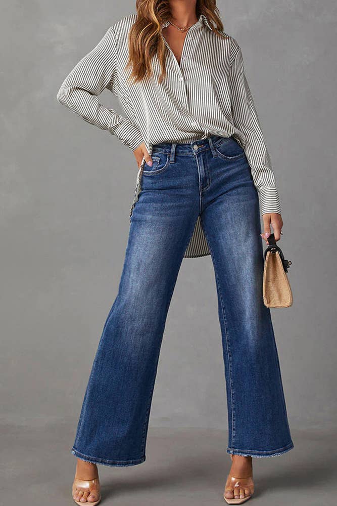 Wide Leg Denim / L