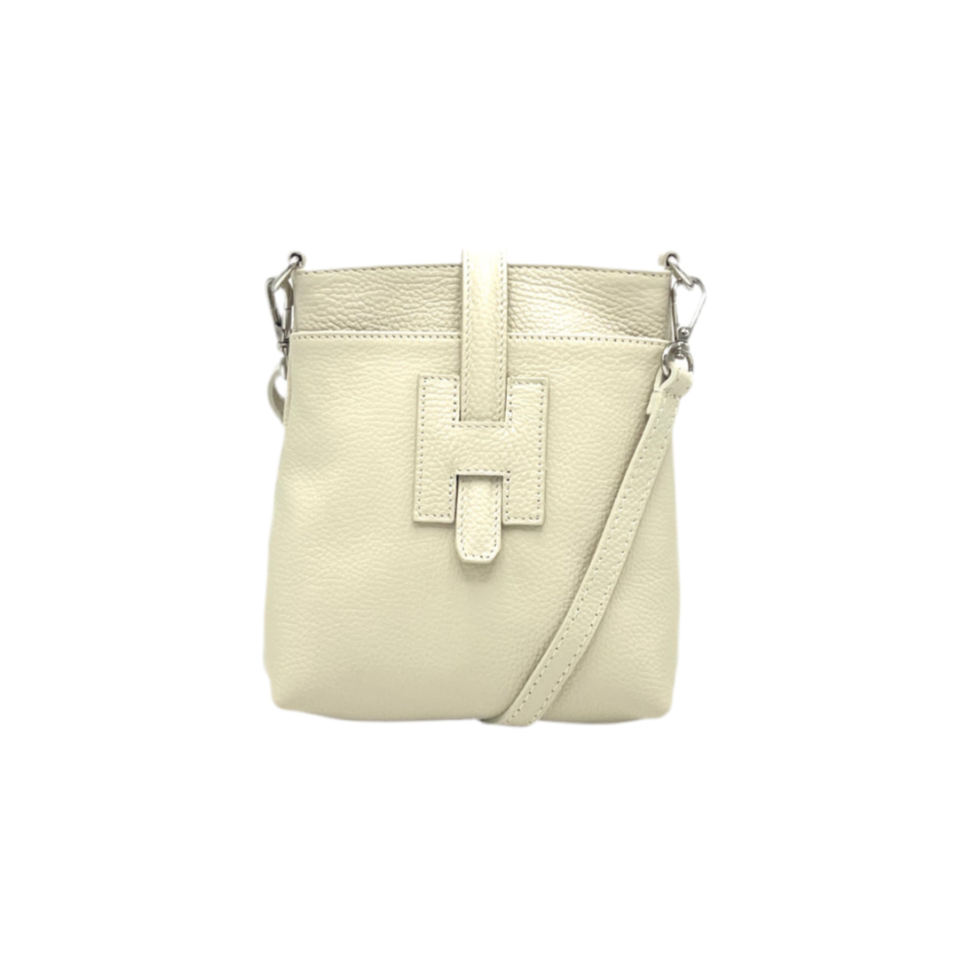 Leather bag, Made in Italy, 112614: Orange