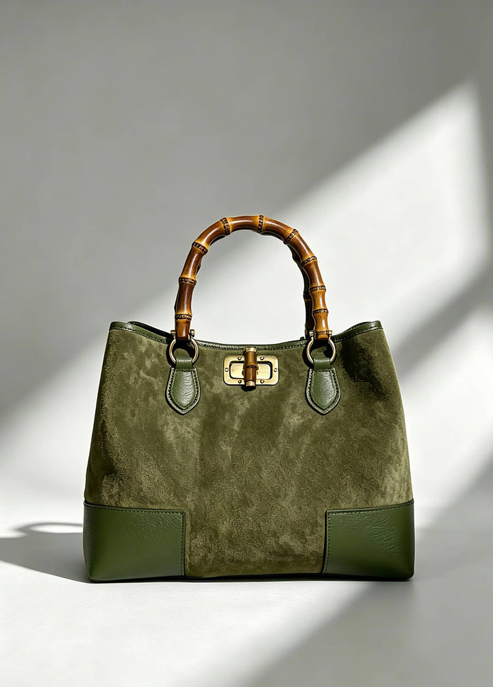 Large Genuine Suede  Leather