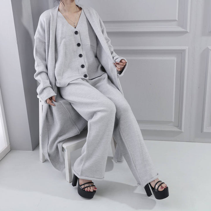 Cashmere Duster Charcoal