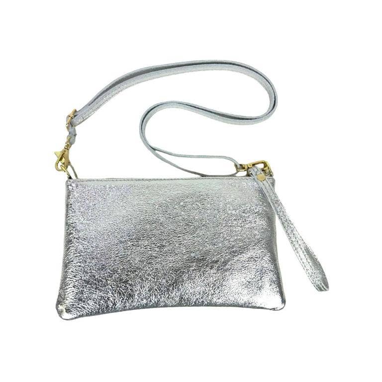 Leather Bag with Shiny: Money
