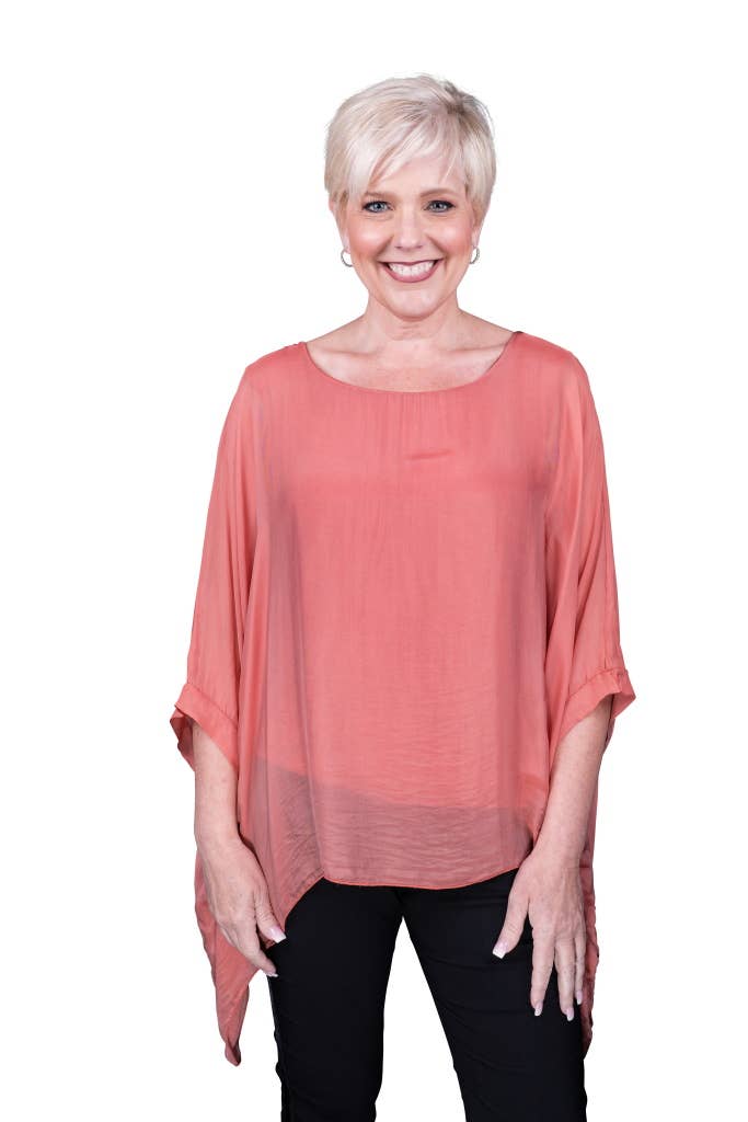 Silk Kaftan (BQ201):Espresso
