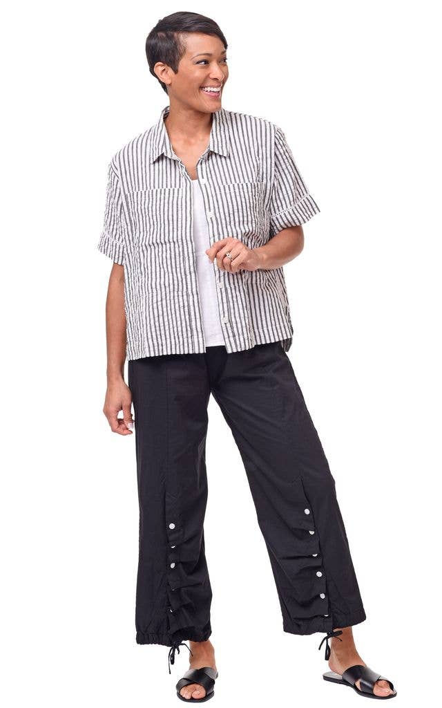Tulip Clothing - CV1162 Marni Shirt in  Murphy Seersucker Stripe*: M