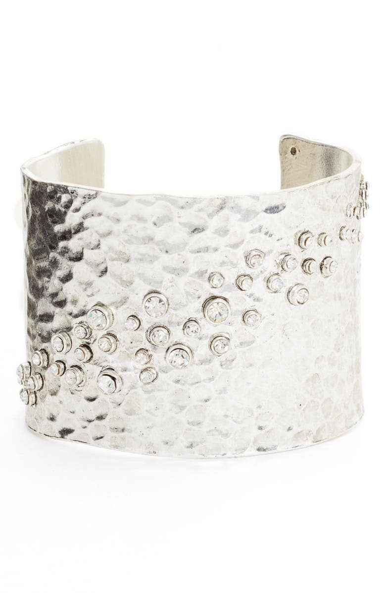 Embellished Cuff/ Pewter