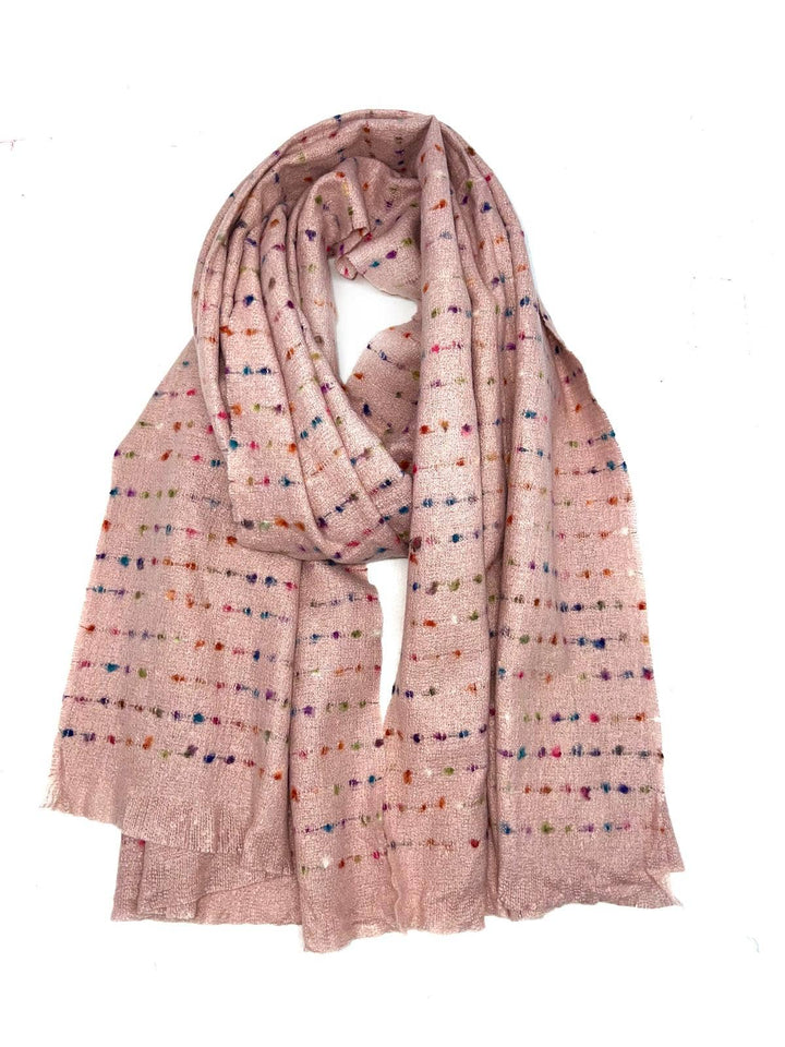 2P-1  scarf: Black