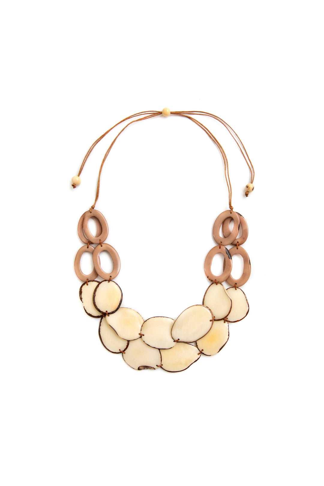 Africa Necklace: Burgundy Combo