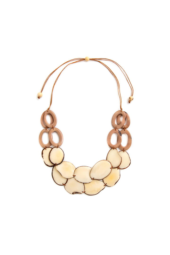 Africa Necklace: Burgundy Combo