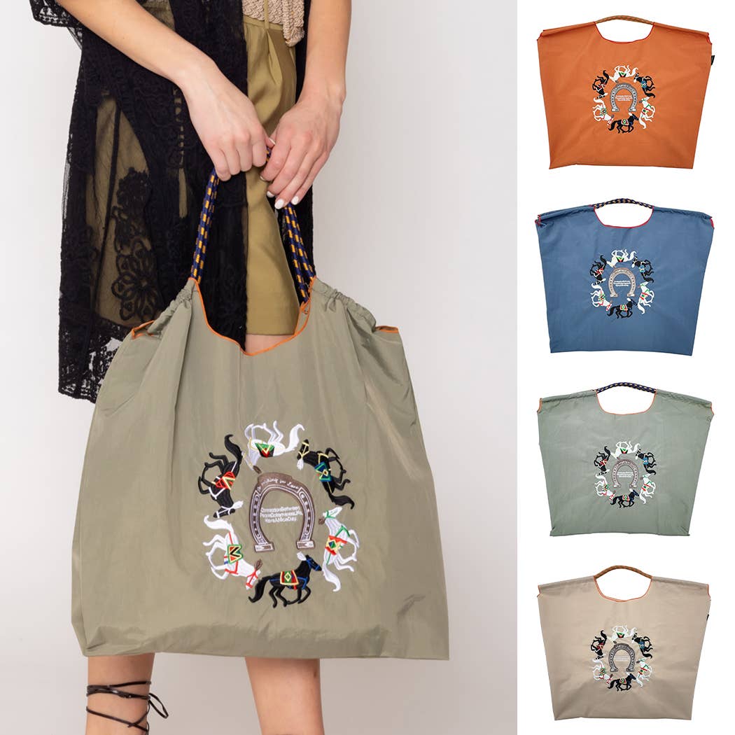 Horse Embroidery Handbag : ORA