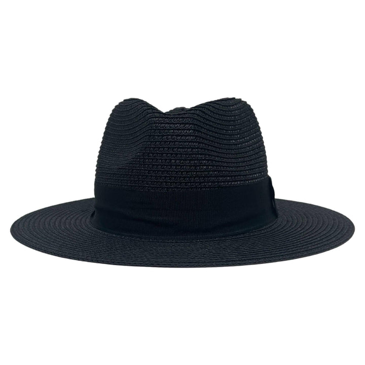 Fedora Straw Hat: Black