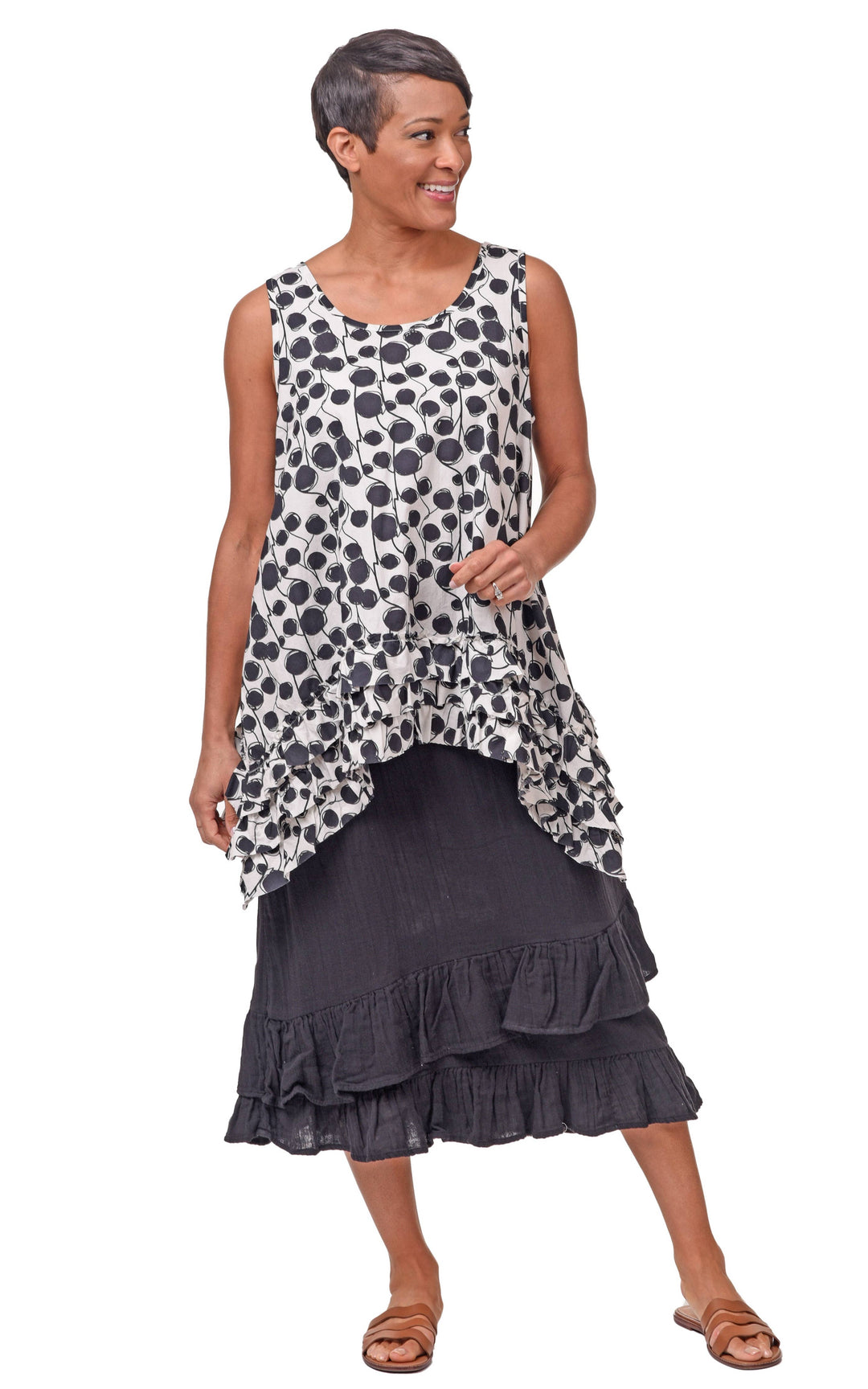 Tulip Clothing - CV3 Lily Tank  in Banyan*: XS