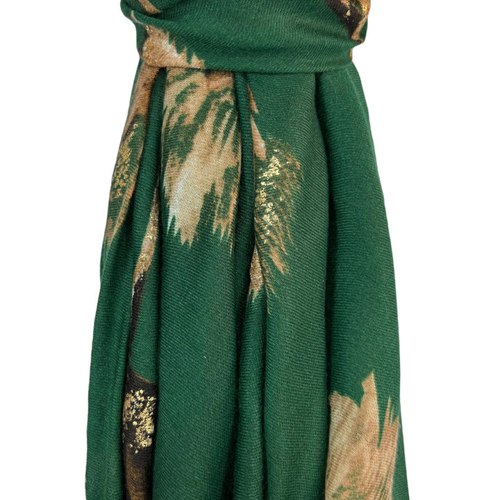 Dusty miller flower scarf: Cream
