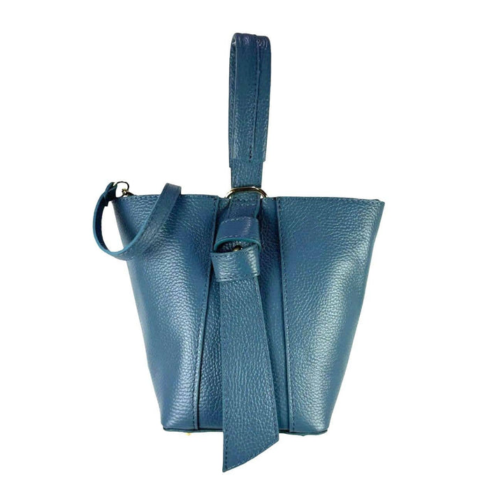 Genuine Leather Tote : Black
